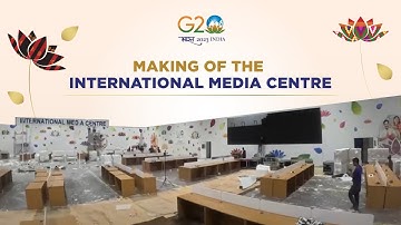 Behind The Scenes at the International Media Centre in the #G20 Summit