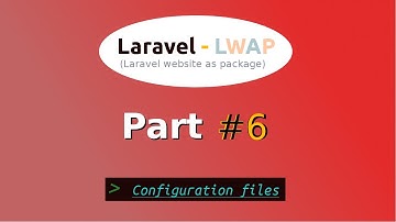 LWAP (Laravel website as package) - Config files (Part 6)