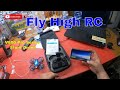 Fly high rc v800 pro series drone flyin around in the garage