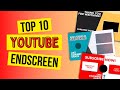 Top 10 YouTube Endscreen/Outro Template FREE DOWNLOAD | Master Aero