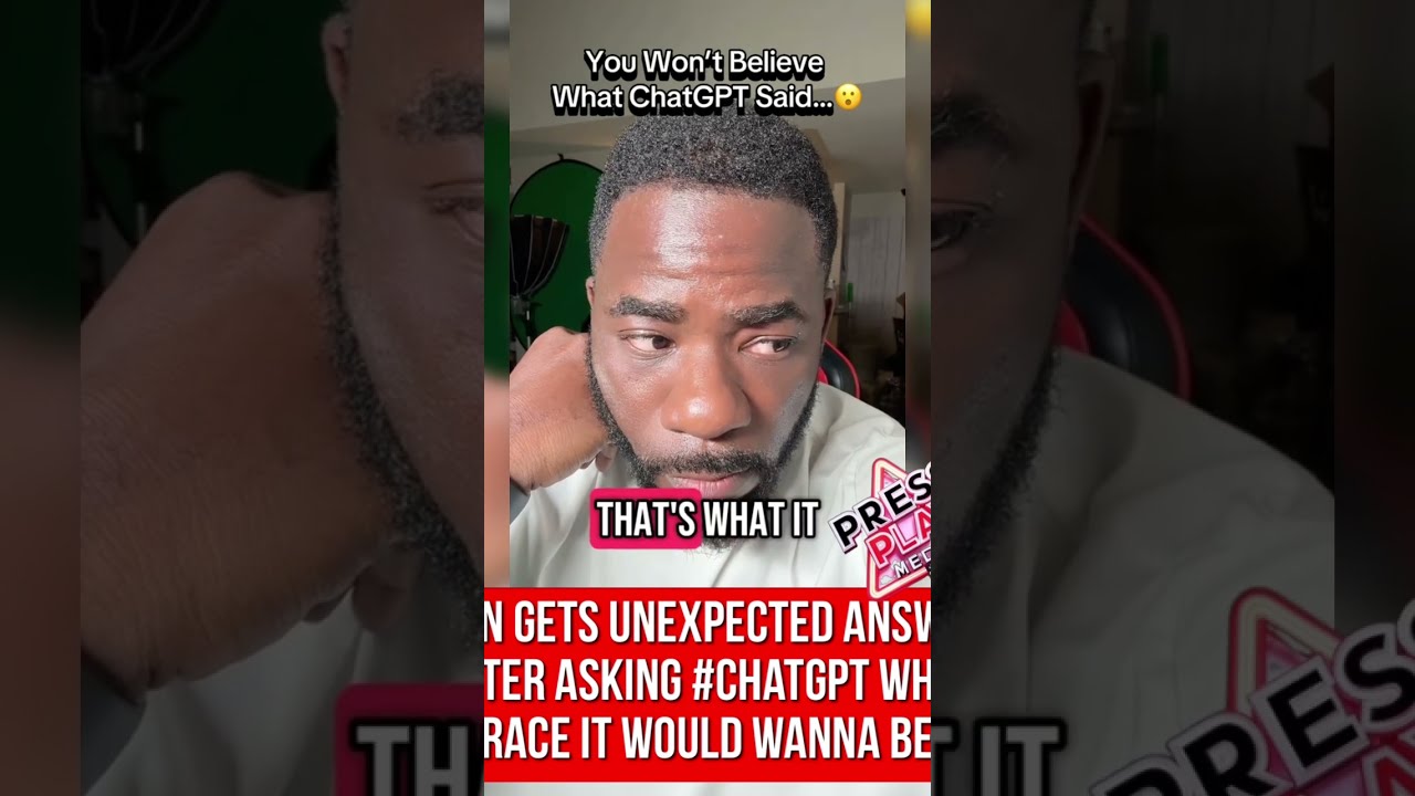 A Man Got An Unexpected Answer After Asking Chatgpt What Race It Would Wanna Be
