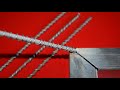 How to Weld Gaps and Holes on Thin Metal Galvanized ! Genius ideas !!!