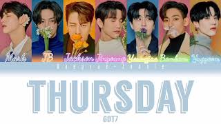Got7 - Thursday (Eng/Rom/Han) Color Coded Lyrics