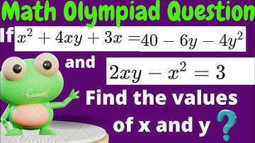 Math Olympiad Question|Can you solve this Algebra problem?@AyaansMath