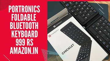 Portronics Foldable Bluetooth keyboard Review