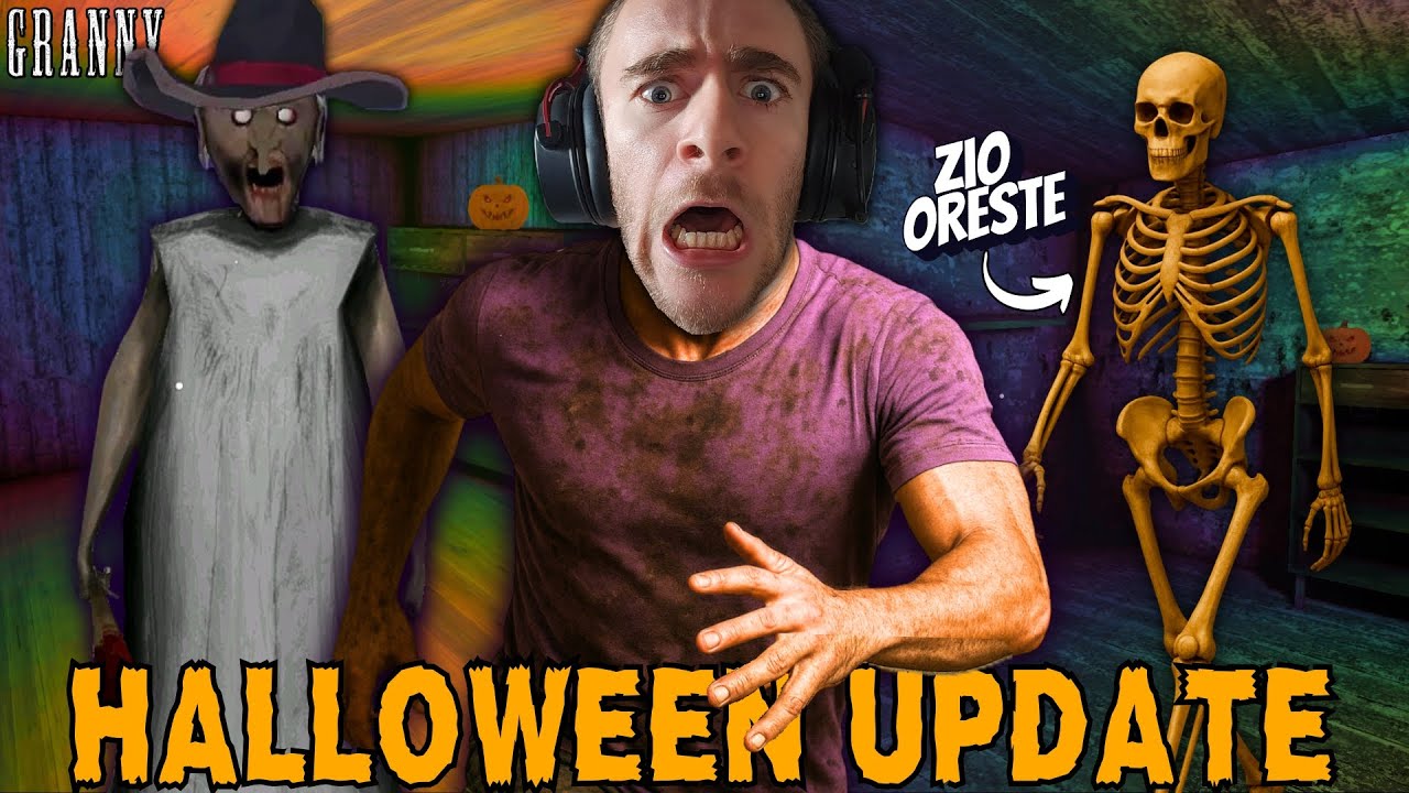 GRANNY È STATO AGGIORNATO PER HALLOWEEN !!! | GRANNY GAMEPLAY ITA |