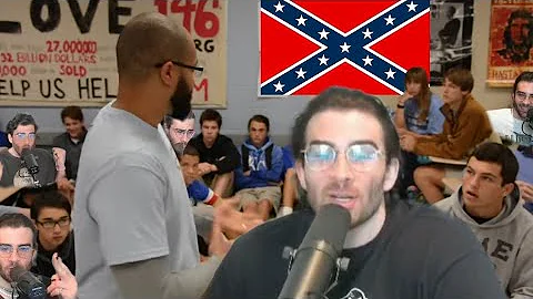 HasanAbi Reacts to Zoomers Debating about the Confederate Flag [REWIND]