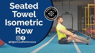 Seated Towel Isometric Row