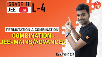 Permutations and Combinations - L4 | Combinations - NCERT/JEE Mains | Live Quiz | Class 11 Maths