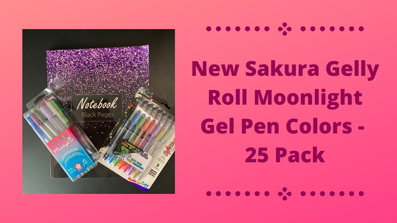 SAKURA Gelly Roll Moonlight Gel Pens - Happy Set (Pack of 3) - NEW