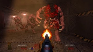 Brutal Doom 64: Black Edition - Level 1: Staging area