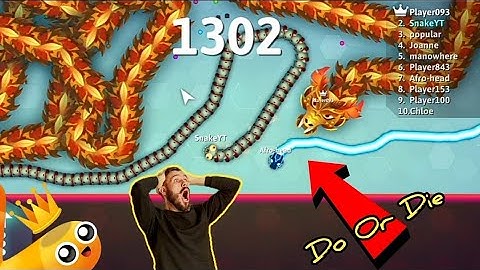 Snake. Io Top 3 Giant Snakes Died Like A Noob! Best Snakeio Gameplay