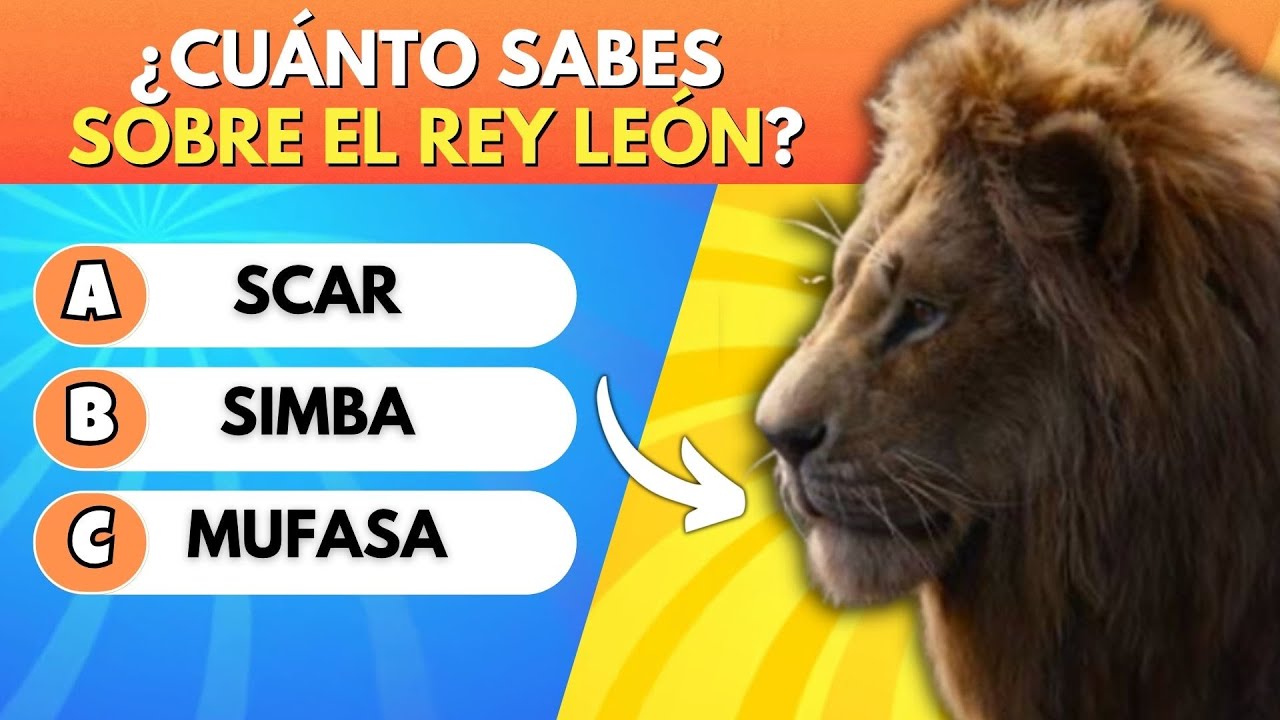 Quiz Disney El Rey León 🦁 | ¿Recuerdas Todo lo que Pasó? 😱😍 