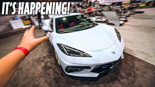 THIS IS IT! The LATEST Mod To My C8 Corvette Is Here... THE PAINTED HIGH WING SPOILER!!