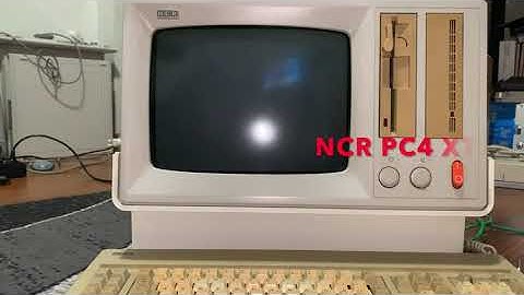 NCR PC4  XT (year 1985)  DOS 2.1  & Internet connection