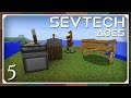 Sevtech: Ages | Horse Power, Millstone & Cart Storage! | E05 (SevTech Ages Modpack)