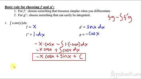 Calculus BC – 6.11 Integrating Using Integration by Parts