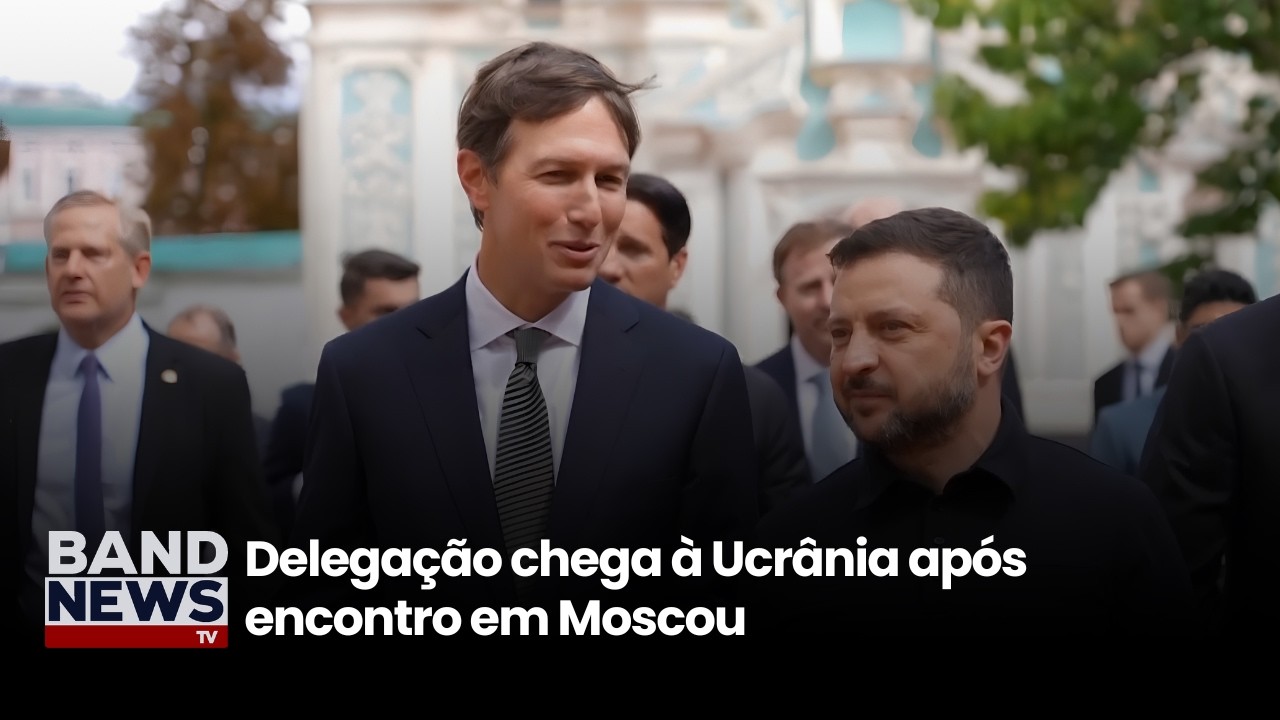 Delegação chega à Ucrânia após encontro em Moscou | BandNews TV
