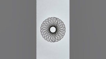 Spirograph Geometric: The Math Behind Beautiful Patterns #shortvideo #art #drawing #asmr #relaxing