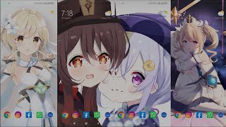 Costumize your Home Screen with Waifu Live Wallpaper | Genshin Impact screenshot 1