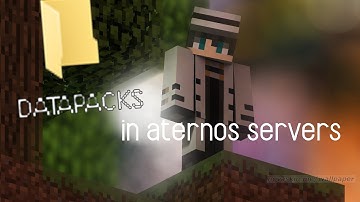 How to play datapack in aternos server | Minecraft