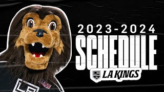 LA Kings 2023-24 Regular Season Schedule