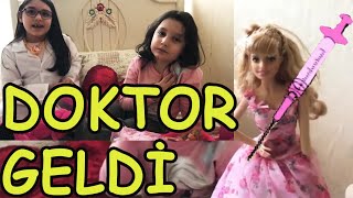 Temizlik Sonrası Barbie Bebek Hastalandı, Doktor Geldi. Eğlenceli Çocuk Videosu