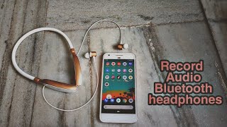 How to Record external audio form Bluetooth headphones or earphones screenshot 5