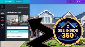 How To Setup CloudPano Tour Navigation ~ Initial View, Natural Movement & Hybrid Movement.