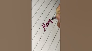 Daily cursive handwriting practice with names #viral #youtubeshorts #youtube #shorts #english #video