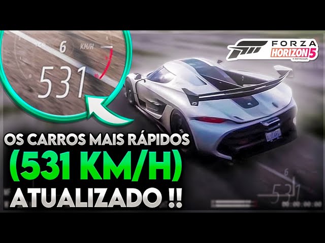 Forza Horizon 5 - Quais os carros mais rápidos?
