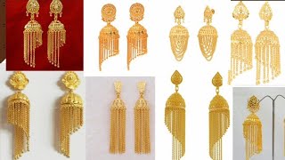 ll Latest Gold Jhumka with Tassels design ll Traditional Jhumka jewellery ll 👍❤🔔 screenshot 5