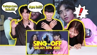 [Reaksi Orang Korea] REZA vs INDAH AQILA Entah Apa Yang Merasukimu (SING-OFF) ILIR 7 - Salah Apa Aku