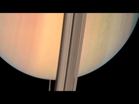 4K Saturn Cassini Photographic Animation (updated)