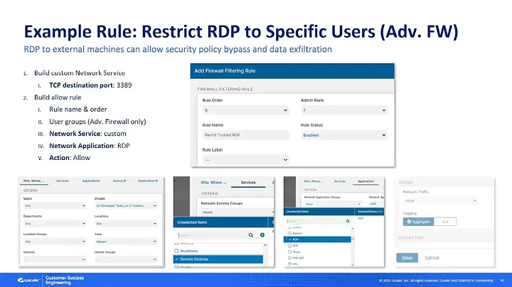 Cloud Firewall - Ep 4 - Model Policy and Examples |  Zscaler Product Optimization