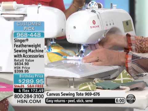 Singer Featherweight Sewing Machine With Accessories And YouTube Amazing Hsn Com Singer Sewing Machines Singer Featherweight Sewing Machine With Accessories And YouTube Amazing Hsn Com Singer Sewing Machines
