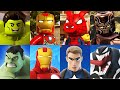 Marvel Avengers Hulk, Spider-Man, Milels Morales, Venom, Captain America, Iron Man, Thor Battle!