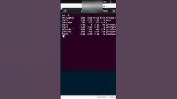 du and df  Command in linux