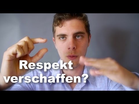 Respekt verschaffen bei männern