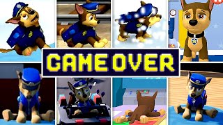 Evolution Of PAW Patrol Games Death Animations &amp; Game Over Screens