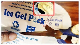 What's Inside an Ice Gel Pack? Let's find out! (Hindi)