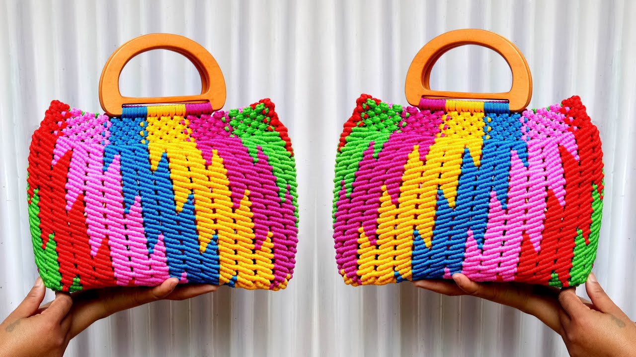 Macrame Art School - DIY Macrame Purse / Hand Bag New Design Watch Full  Video here : https://youtu.be/2mMO7UcyWNY | Facebook