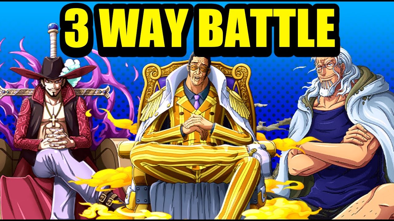 Kizaru vs Mihawk vs Rayleigh || Legendary One Piece Fight - YouTube