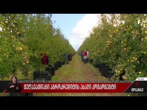 შეღავათიანი აგროკრედიტის ახალი კომპონენტი