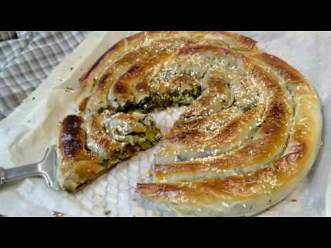 BÖRECK- de espinacas y queso #böreck - YouTube