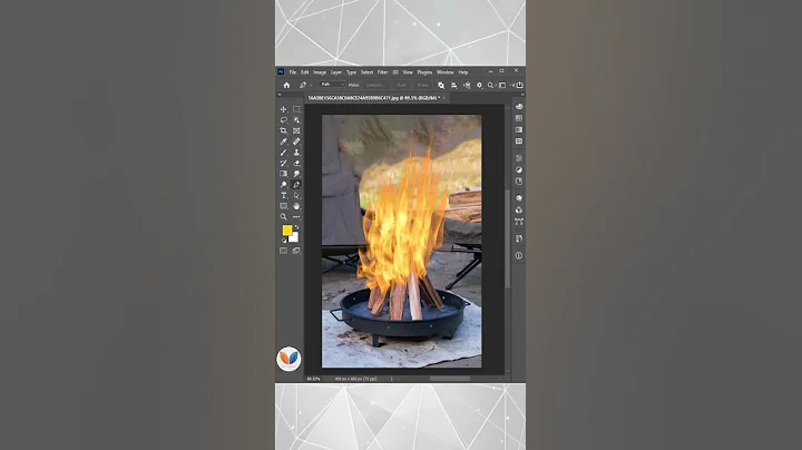 How to Create Fire Effect Photoshop 2021 | Flame Option Tutorial