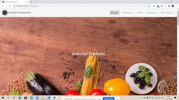 Angular 10 Restaurant Template Working Demo