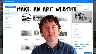 Create a Wix Website Art Portfolio Gallery: Circle Line Art School