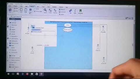 Tutorial pembuatan USE CASE DIAGRAM sistem informasi penjualan Sparepart pada bengkel fix motor