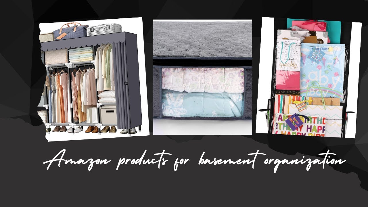 Useful Amazon products for basement organization!